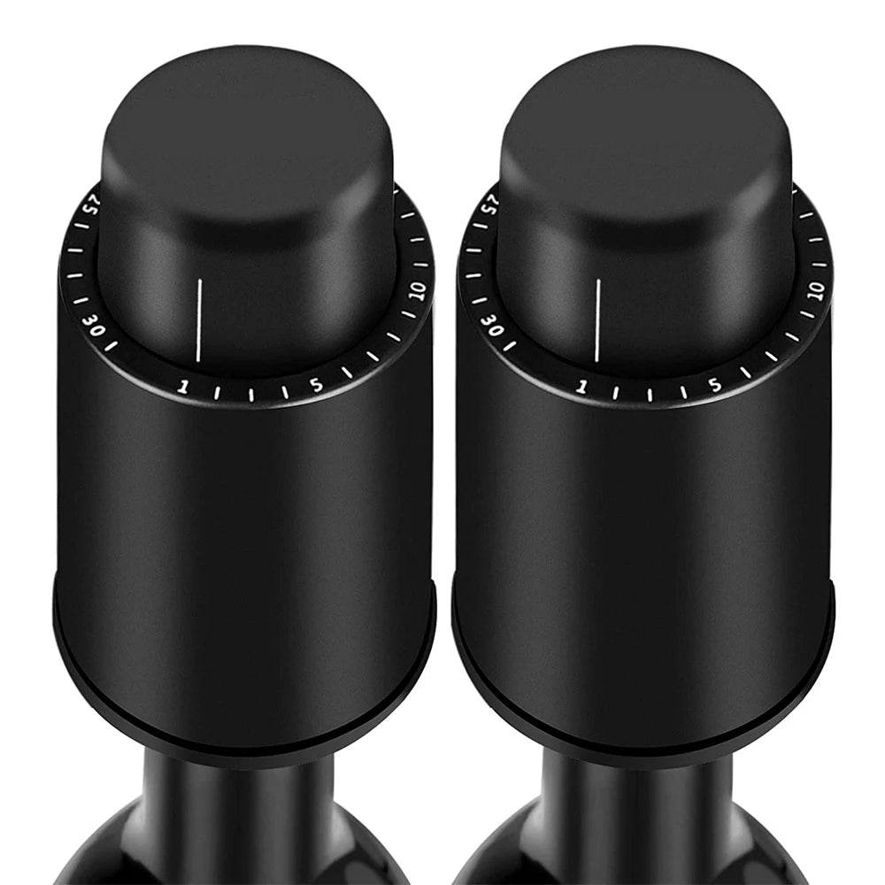 Wine Bottle Stopper Real Vacuum Wine Stoppers Reusable Wine Preserver Wine Corks Keep Fresh Best Gifts for Wine Lovers - Bavaro Shop