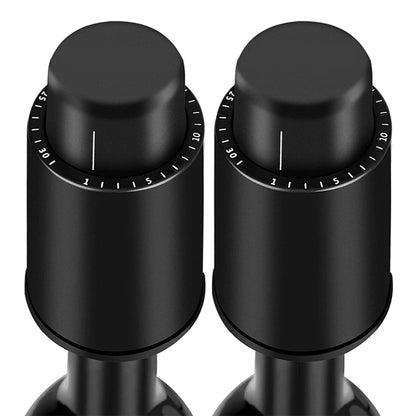 Wine Bottle Stopper Real Vacuum Wine Stoppers Reusable Wine Preserver Wine Corks Keep Fresh Best Gifts for Wine Lovers - Bavaro Shop
