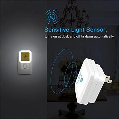 Wireless LED Night Light Sensor Lighting Mini EU US Plug Night Light Lamp for Children Room Bedroom Decoration Lights Lighting - Bavaro Shop
