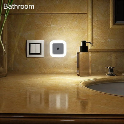 Wireless LED Night Light Sensor Lighting Mini EU US Plug Night Light Lamp for Children Room Bedroom Decoration Lights Lighting - Bavaro Shop