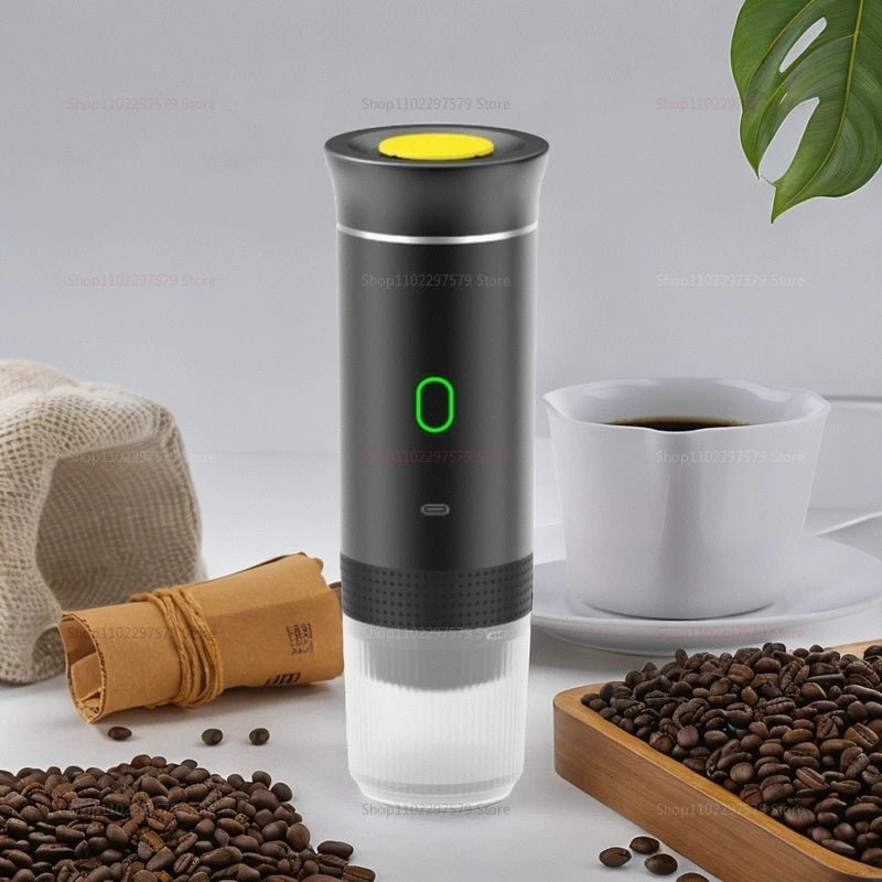 Wireless Portable Coffee Maker Espresso Coffee Maker for Car Home Camping Coffee Maker 3 - In - 1 Capsule Powder Travel Coffee Maker - Bavaro Shop
